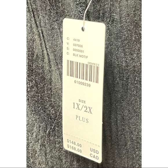 Anthropologie Gabrielle Floral Plisse Robe - NWT - SZ 1X/2X - Picture 10 of 13